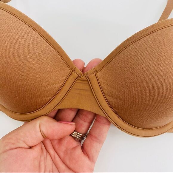 Thirdlove 24/7 Classic t shirt bra size 32 B and 1/2 mocha - Picture 4 of 7
